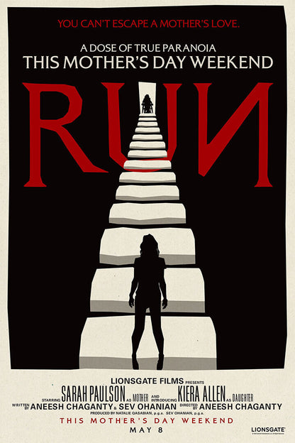 Run Movie 2020 Mother Love Thriller Mystery Poster Wall Art Print Home Wall Decor - xonomax
