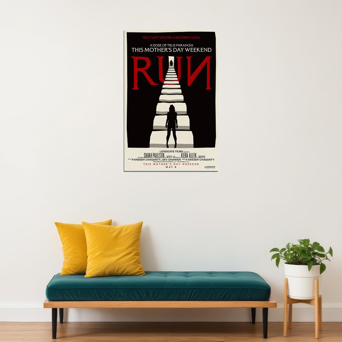 Run Movie 2020 Mother Love Thriller Mystery Poster Wall Art Print Home Wall Decor - xonomax