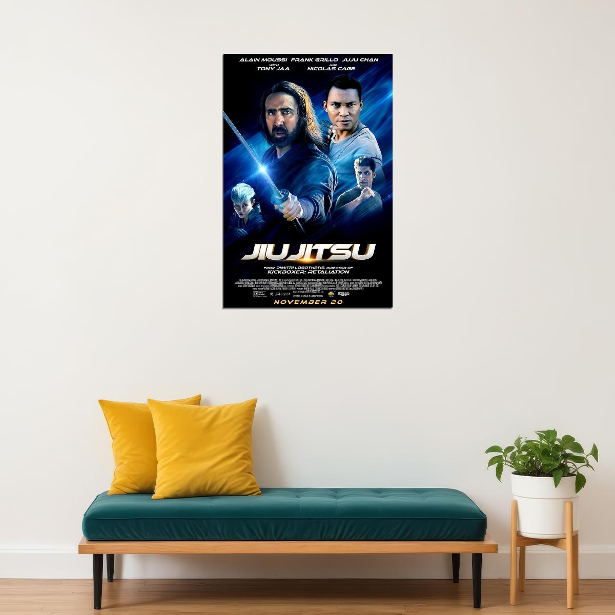 Jiu Jitsu 2021 Movie Action Science Fiction Thriller Poster Wall Art Print Home Wall Decor