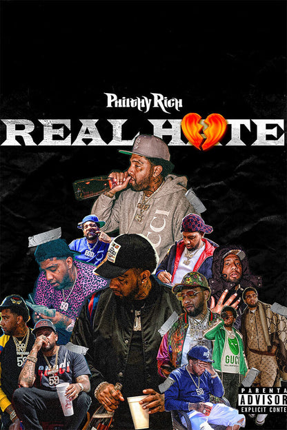 Frank Ocean Philthy Rich Real Hate Music Album Rapper Poster Wall Art Print Home Wall Decor - xonomax