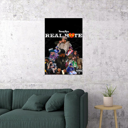 Frank Ocean Philthy Rich Real Hate Music Album Rapper Poster Wall Art Print Home Wall Decor - xonomax