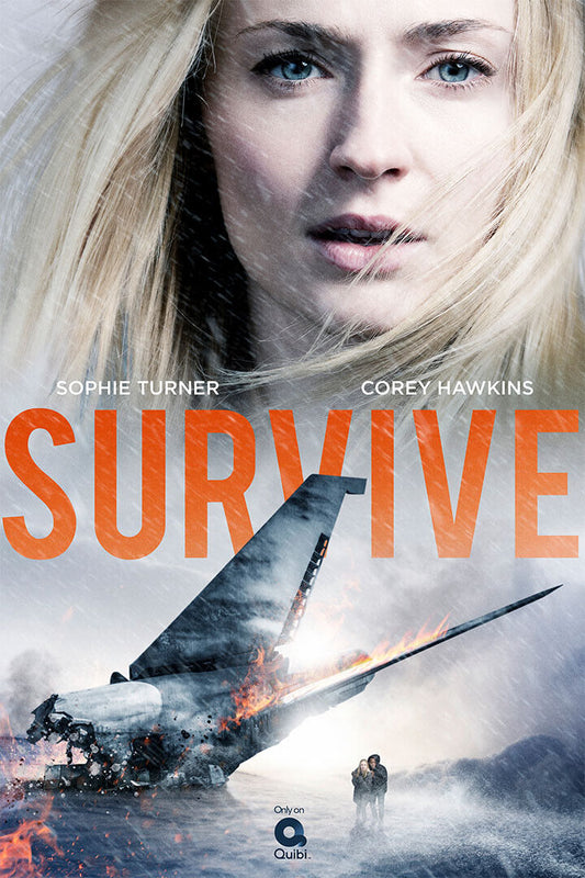 Survive Movie 2020 Corey Hawkins Sophie Turner Poster Wall Art Print Home Wall Decor - xonomax