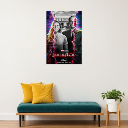 Wanda Vision Tv Series Movie 2021 Comedy Movie Poster Wall Art Print Home Wall Decor - xonomax