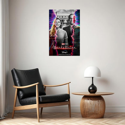 Wanda Vision Tv Series Movie 2021 Comedy Movie Poster Wall Art Print Home Wall Decor - xonomax