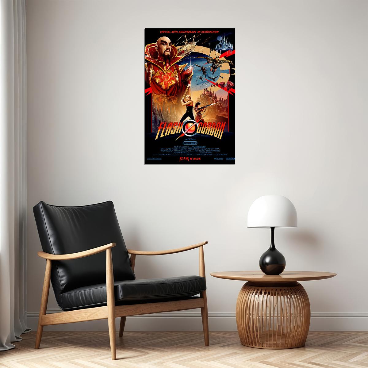 Flash Gordon Movie 2020 Science Fiction Action Poster Wall Art Print Home Wall Decor - xonomax