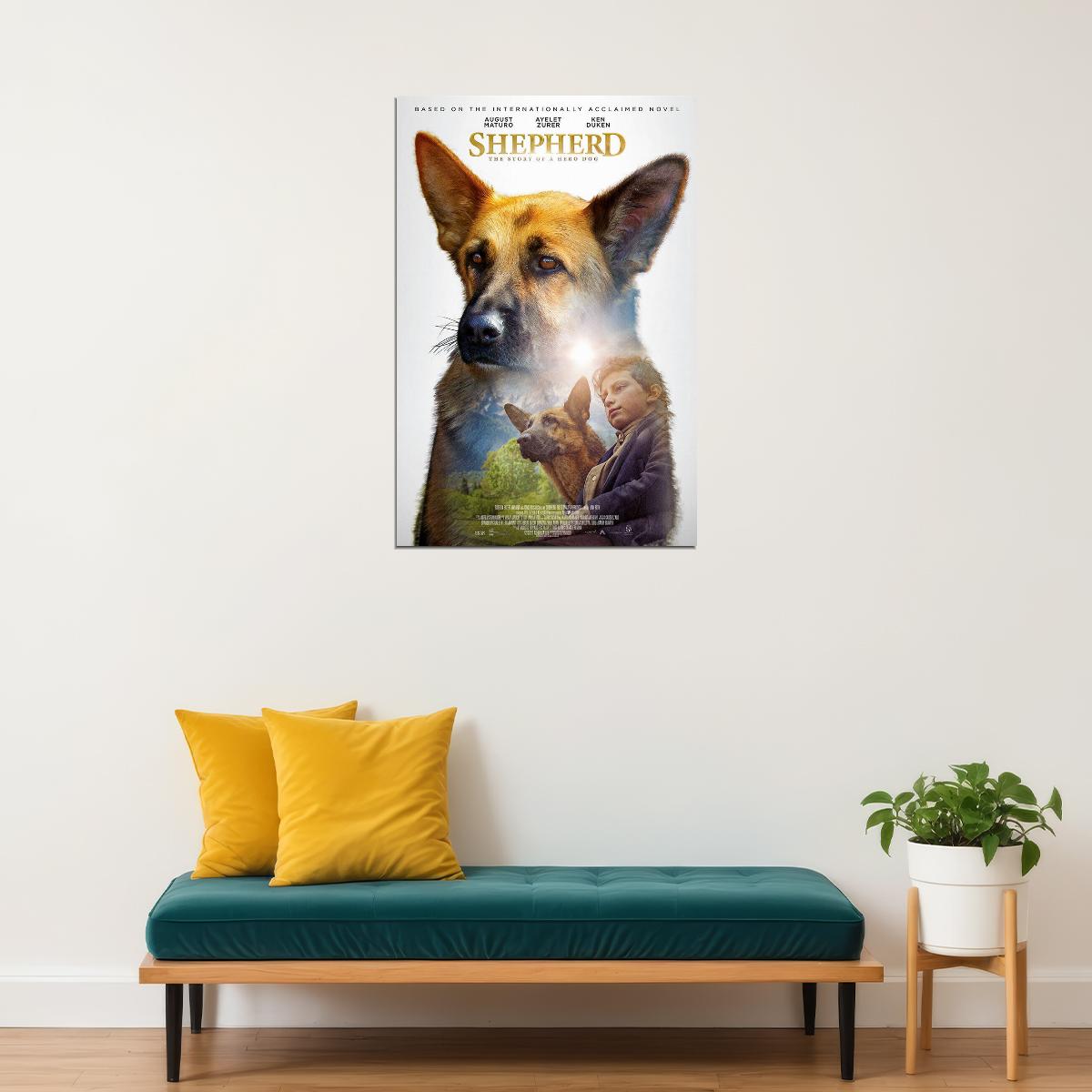 Shepherd The Story Of A Dog Movie Action Family Poster Wall Art Print Home Wall Decor - xonomax
