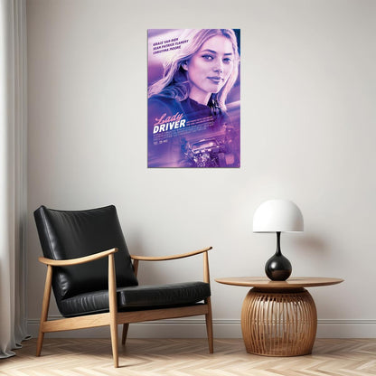 Lady Driver Movie 2020 Spor Cars Poster Wall Art Print Home Wall Decor - xonomax