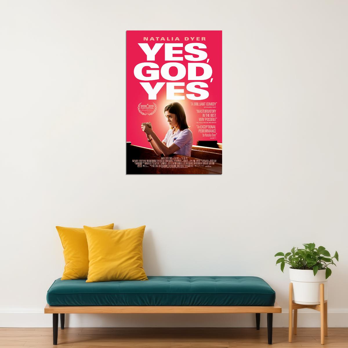 Yes God Yes Movie 2020 Comedy Dram Poster Wall Art Print Home Wall Decor