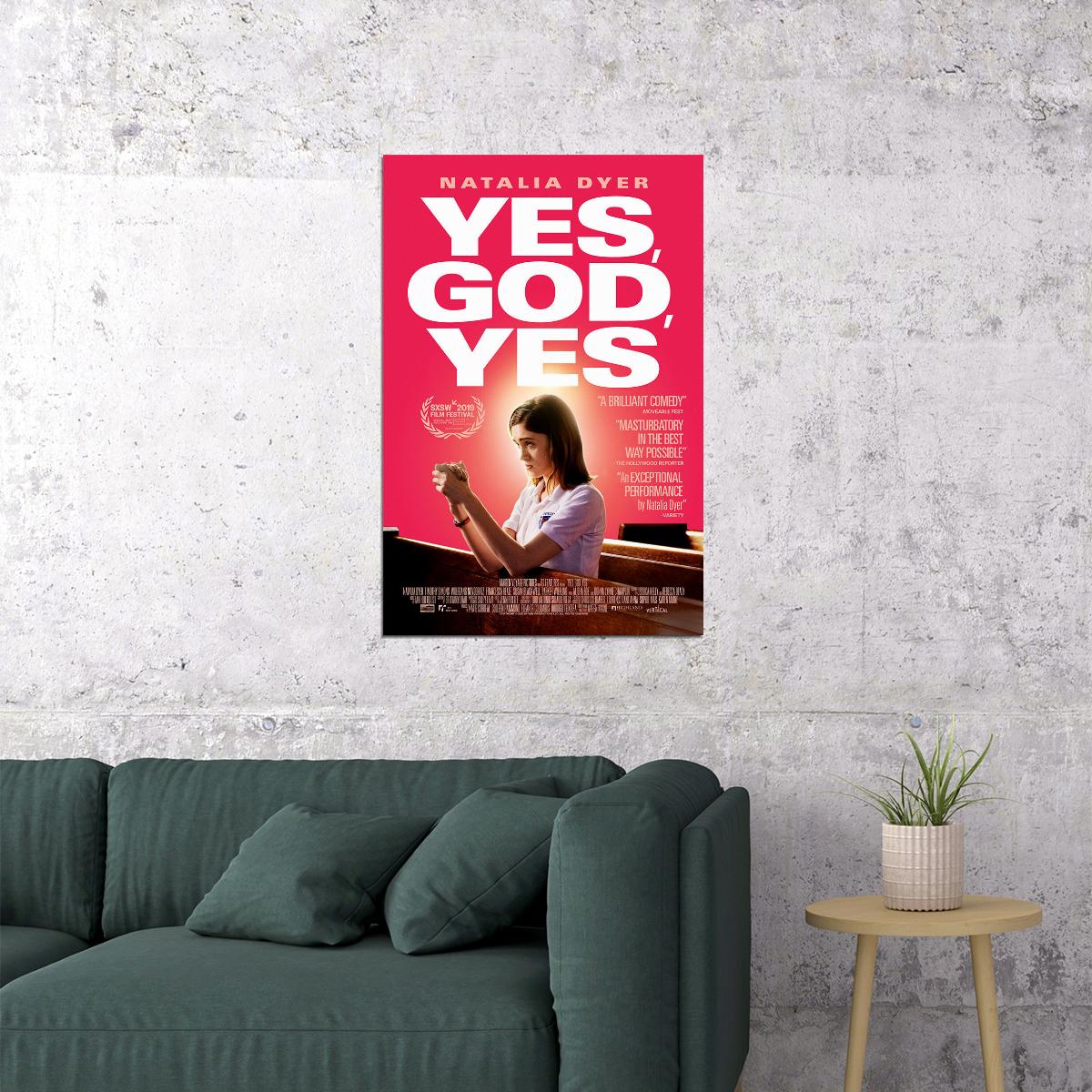 Yes God Yes Movie 2020 Comedy Dram Poster Wall Art Print Home Wall Decor