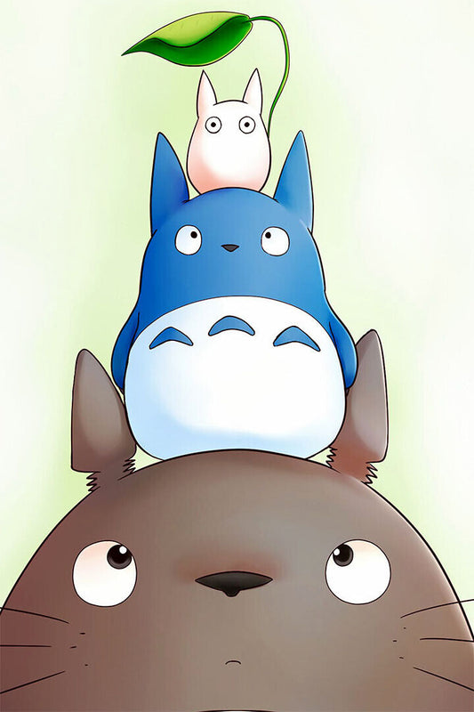 Classic Japan Movie My Neighbour Totoro Animasyon Poster Wall Art Print Home Wall Decor - xonomax