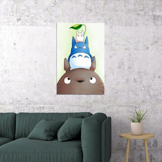 Classic Japan Movie My Neighbour Totoro Animasyon Poster Wall Art Print Home Wall Decor - xonomax