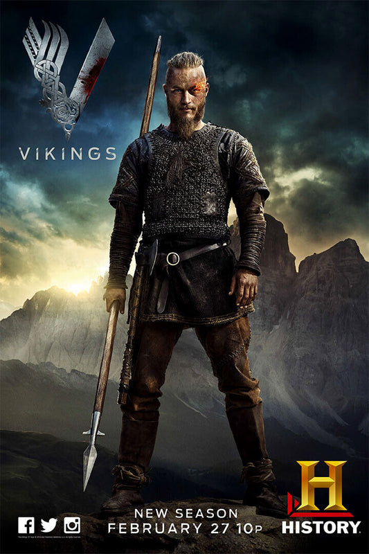 Vikings Hot Tv Shows Series Movie Drama Adventure Poster Wall Art Print Home Wall Decor - xonomax