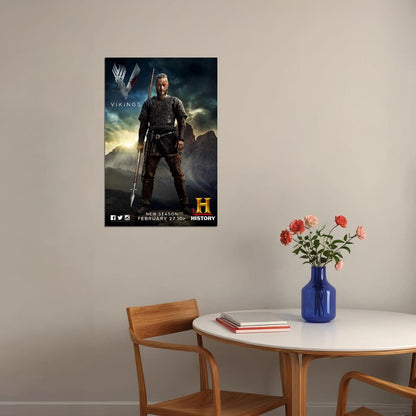 Vikings Hot Tv Shows Series Movie Drama Adventure Poster Wall Art Print Home Wall Decor - xonomax