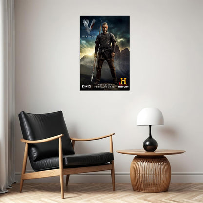 Vikings Hot Tv Shows Series Movie Drama Adventure Poster Wall Art Print Home Wall Decor - xonomax