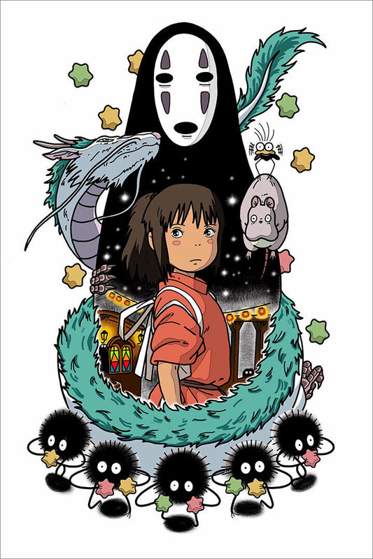 Princess Spirited Away Studio Ghibli Anime Japan Poster Wall Art Print Home Wall Decor - xonomax
