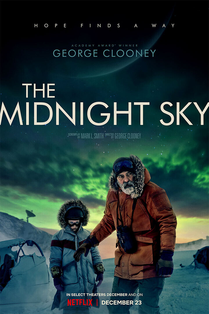 The Midnight Sky Movie 2021 Science Fiction Dram Poster Wall Art Print Home Wall Decor - xonomax