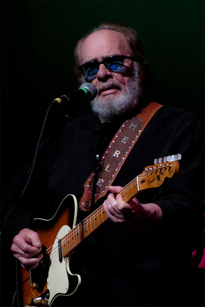 Merle Haggard In Concert American Musician Poster Wall Art Print Home Wall Decor - xonomax