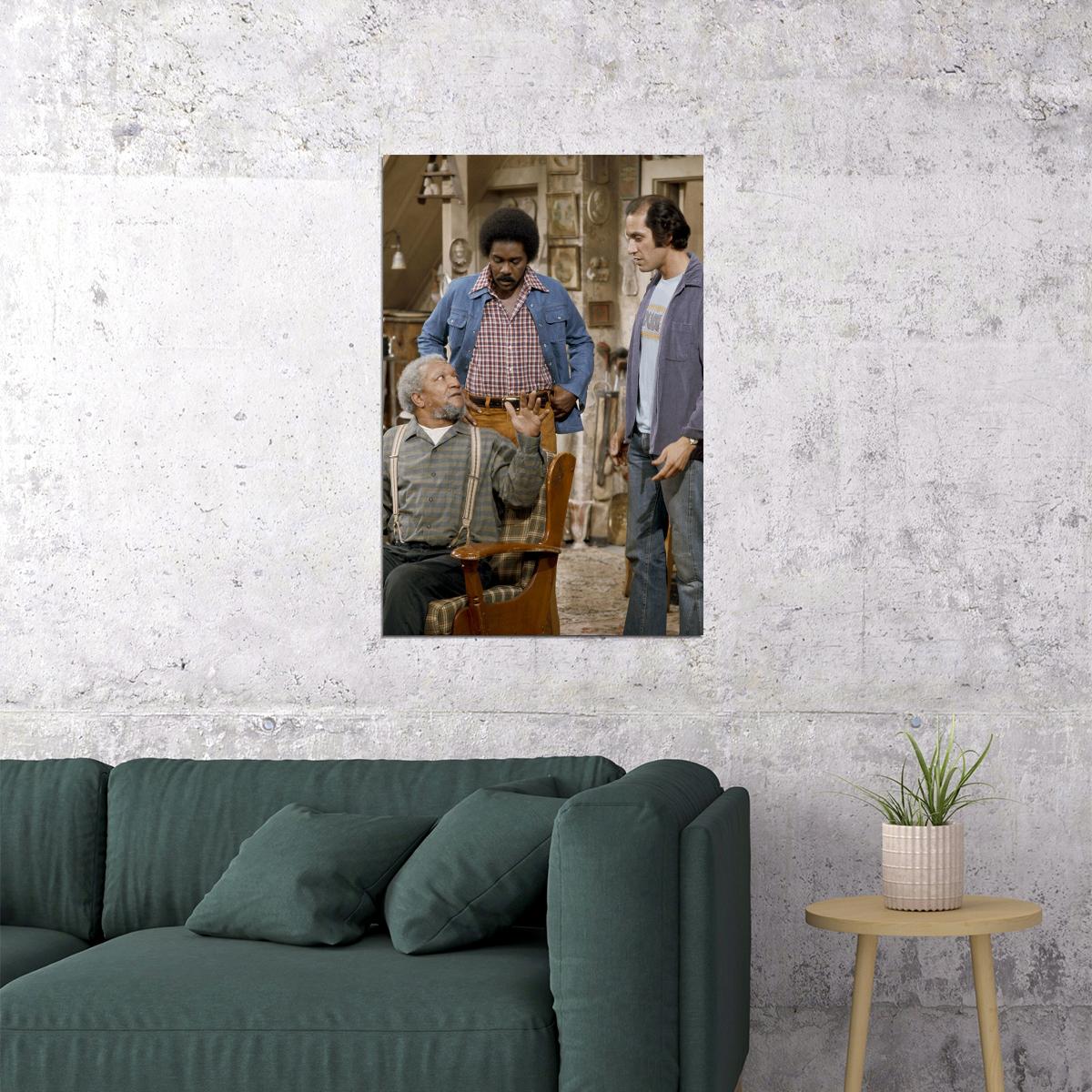 Actor Redd Foxx In Sanford And Son Movie Poster Wall Art Print Home Wall Decor - xonomax
