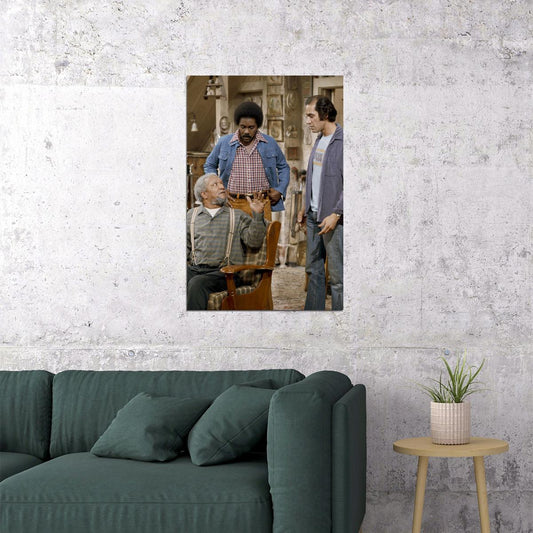 Actor Redd Foxx In Sanford And Son Movie Poster Wall Art Print Home Wall Decor - xonomax
