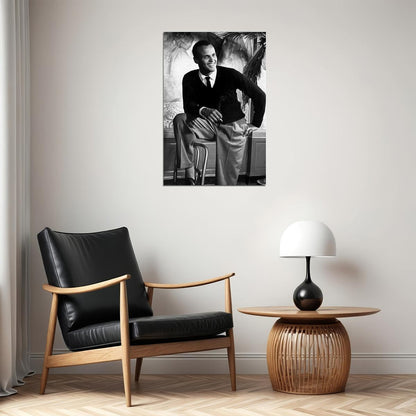 Portrait Of Harry Belafonte American Singer Poster Wall Art Print Home Wall Decor - xonomax