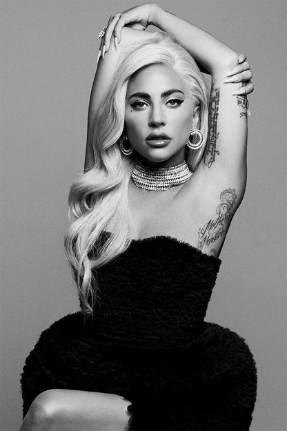 Lady Gaga Rap Music Singer Star Songwriter Poster Wall Art Print Home Wall Decor - xonomax