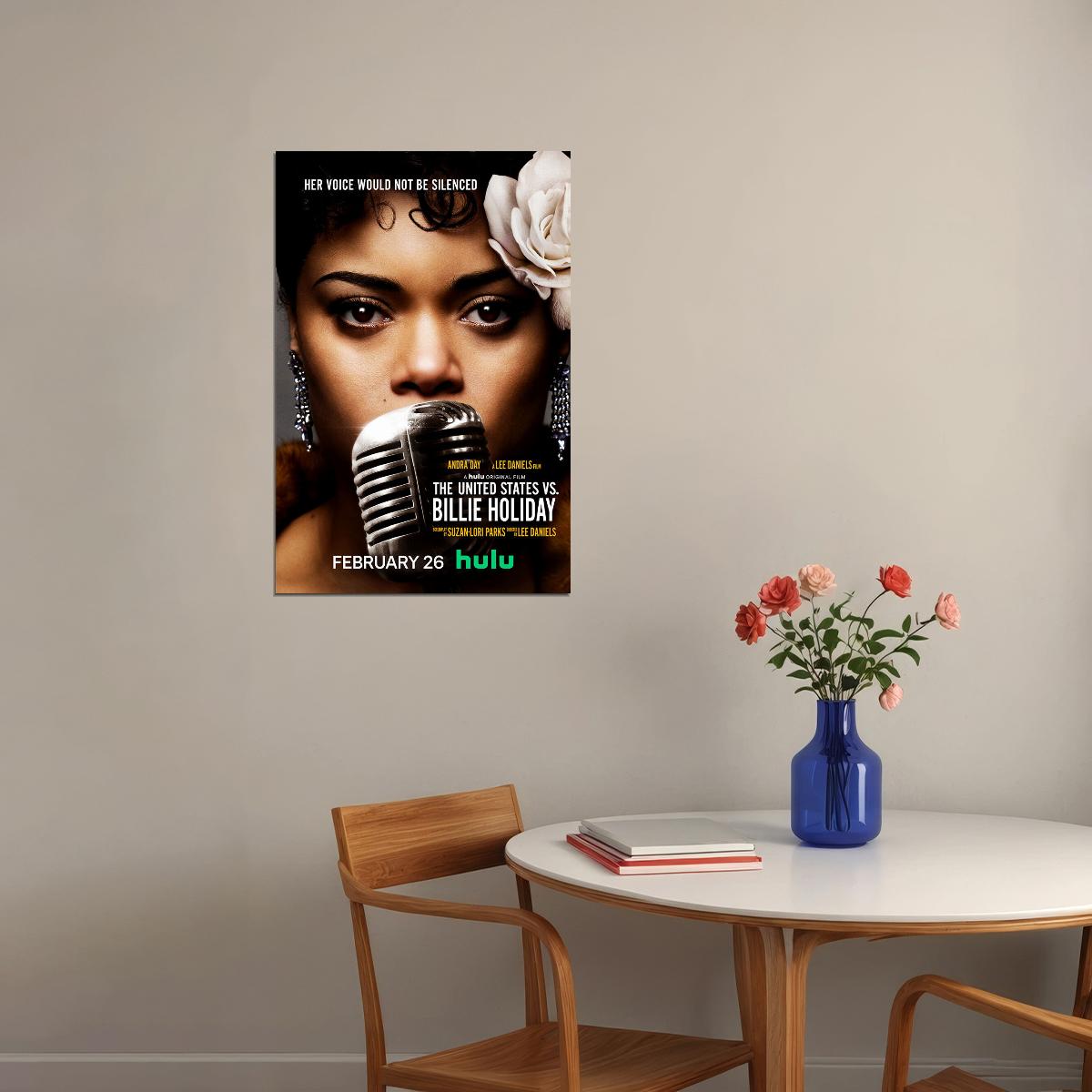 The United States Vs. Billie Holiday Movie Biography Poster Wall Art Print Home Wall Decor - xonomax