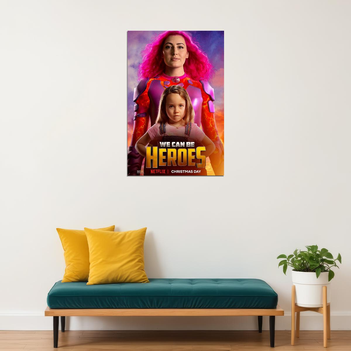 We Can Be Heroes Movie Drama Action Comedy Poster Wall Art Print Home Wall Decor - xonomax