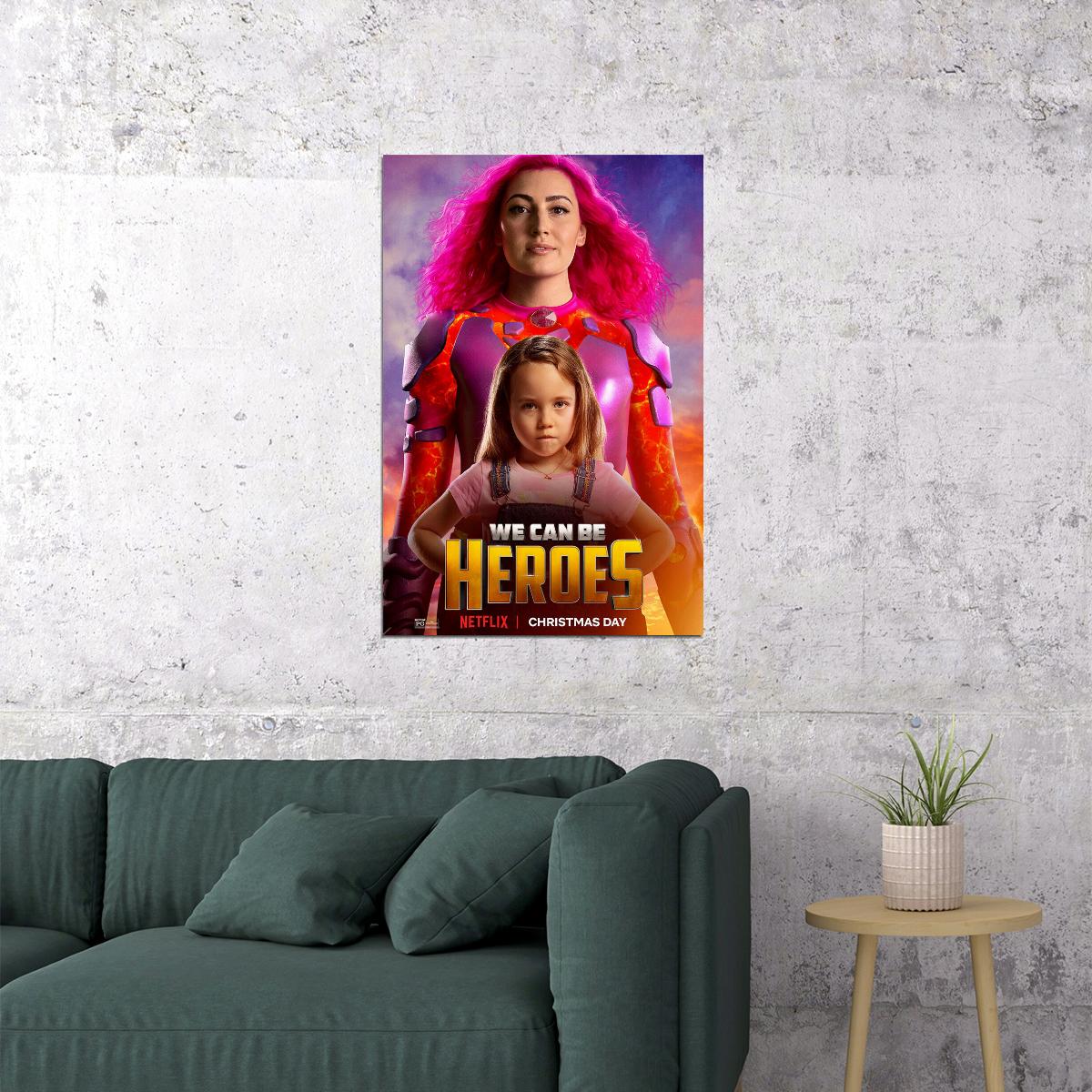 We Can Be Heroes Movie Drama Action Comedy Poster Wall Art Print Home Wall Decor - xonomax
