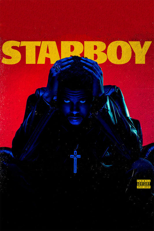 The Weeknd Starboy Hip Hop Rap Music Musician Poster Wall Art Print Home Wall Decor - xonomax