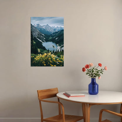 Tree Stump And Mist North Cascades National Park Poster Wall Art Print Home Wall Decor
