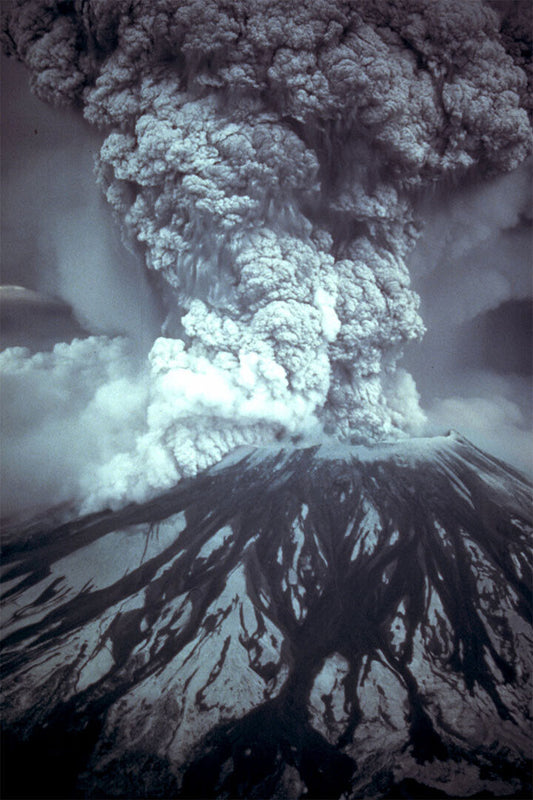 Helens Eruption Nature Event Vintage Photo Poster Wall Art Print Home Wall Decor - xonomax
