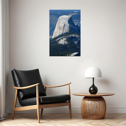 Half Dome And Clouds Yosemite National Park California Poster Wall Art Print Home Wall Decor - xonomax