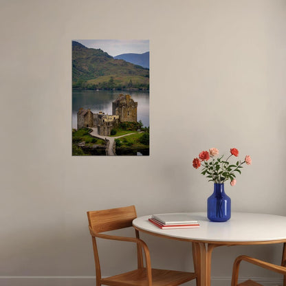 Eilean Donan Castle Loch Duich Scotland Park Poster Wall Art Print Home Wall Decor - xonomax