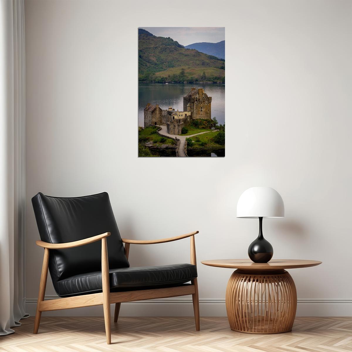 Eilean Donan Castle Loch Duich Scotland Park Poster Wall Art Print Home Wall Decor - xonomax