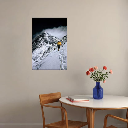 Avalanche On Mount Everest Nature Poster Wall Art Print Home Wall Decor - xonomax