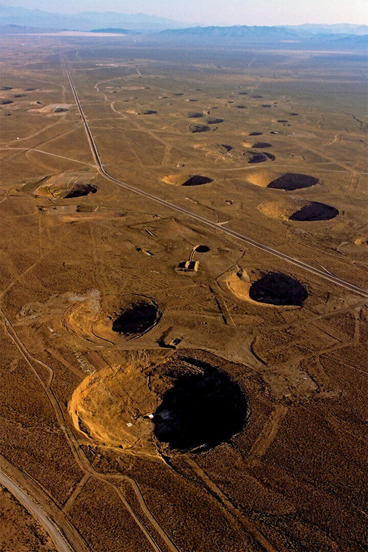 Barringer Meteor Crater Geology Impact Nature Poster Wall Art Print Home Wall Decor - xonomax