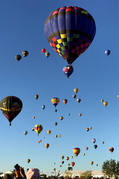 Hot Air Balloon Festival Light Aircraft Poster Wall Art Print Home Wall Decor - xonomax