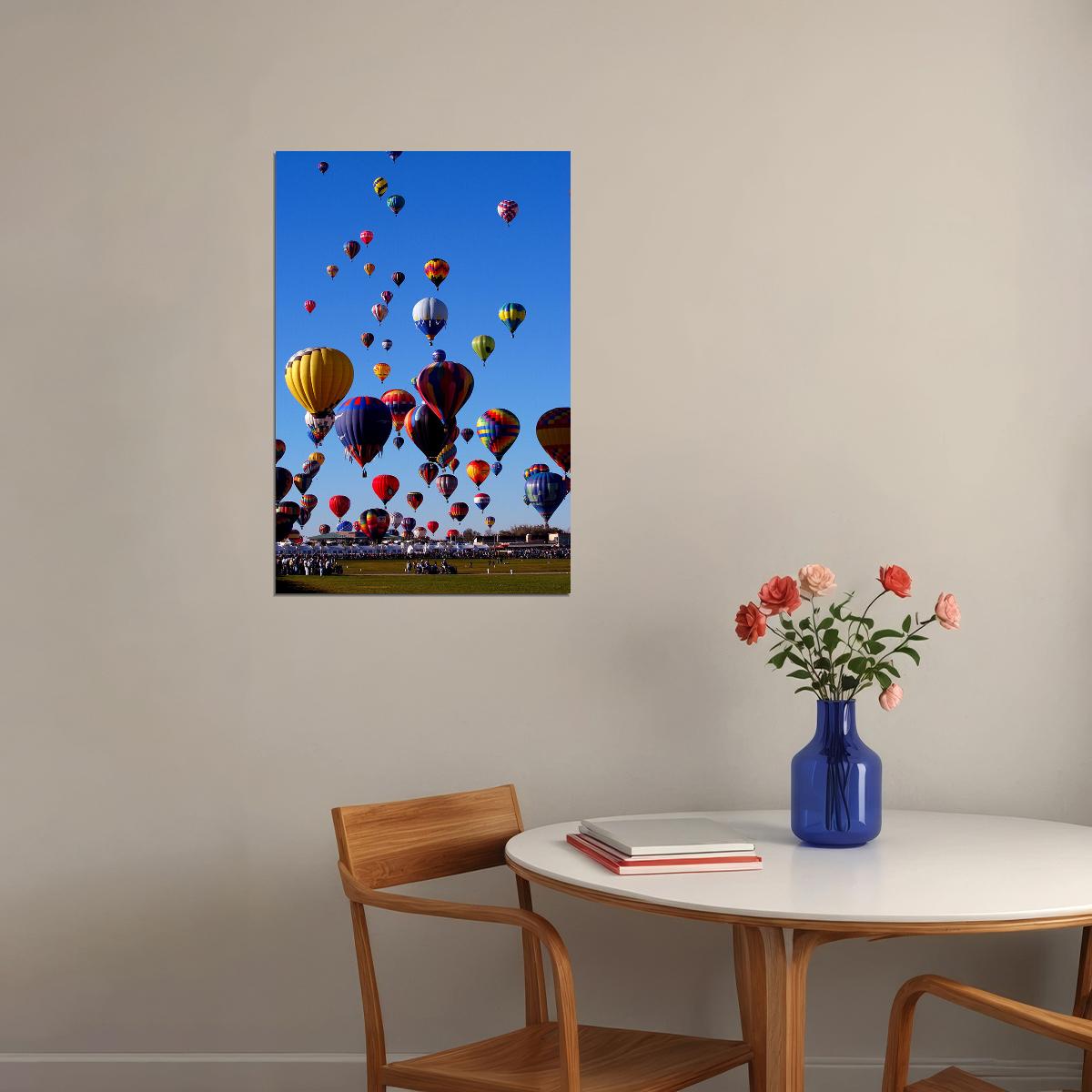 Albuquerque International Balloon Fiesta Poster Wall Art Print Home Wall Decor - xonomax
