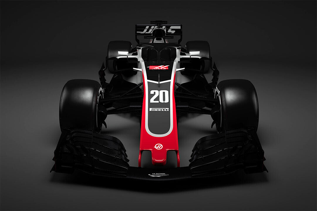 Haas F1 Formula 1 Car Racing Car Speed Fast Poster Wall Art Print Home Wall Decor - xonomax