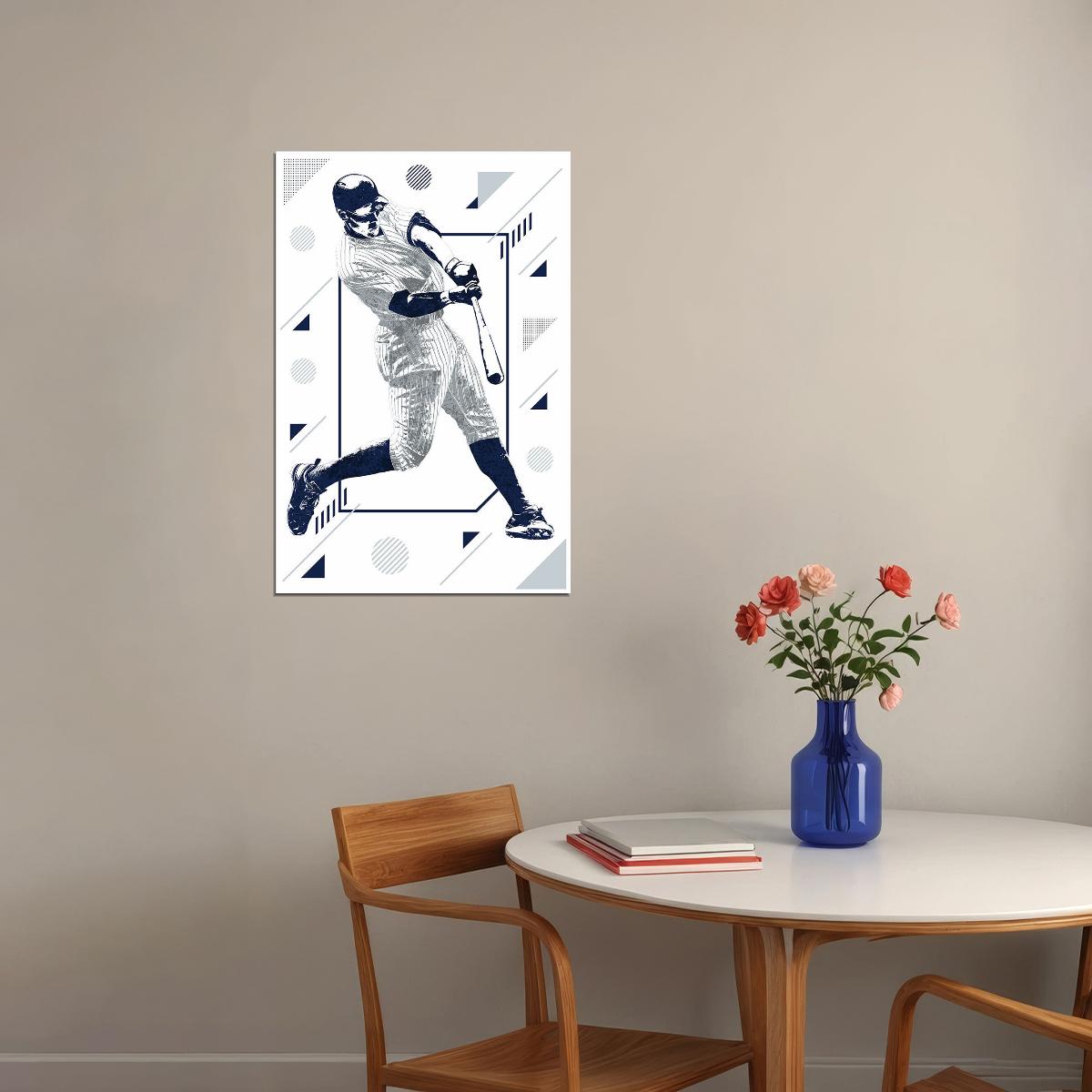 Aaron Judge New York Baseball Player Sports Poster Wall Art Print Home Wall Decor - xonomax