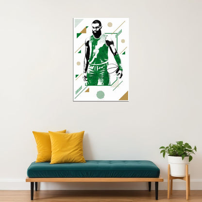 Jaylen Brown Boston Star Nba Basketball Poster Wall Art Print Home Wall Decor