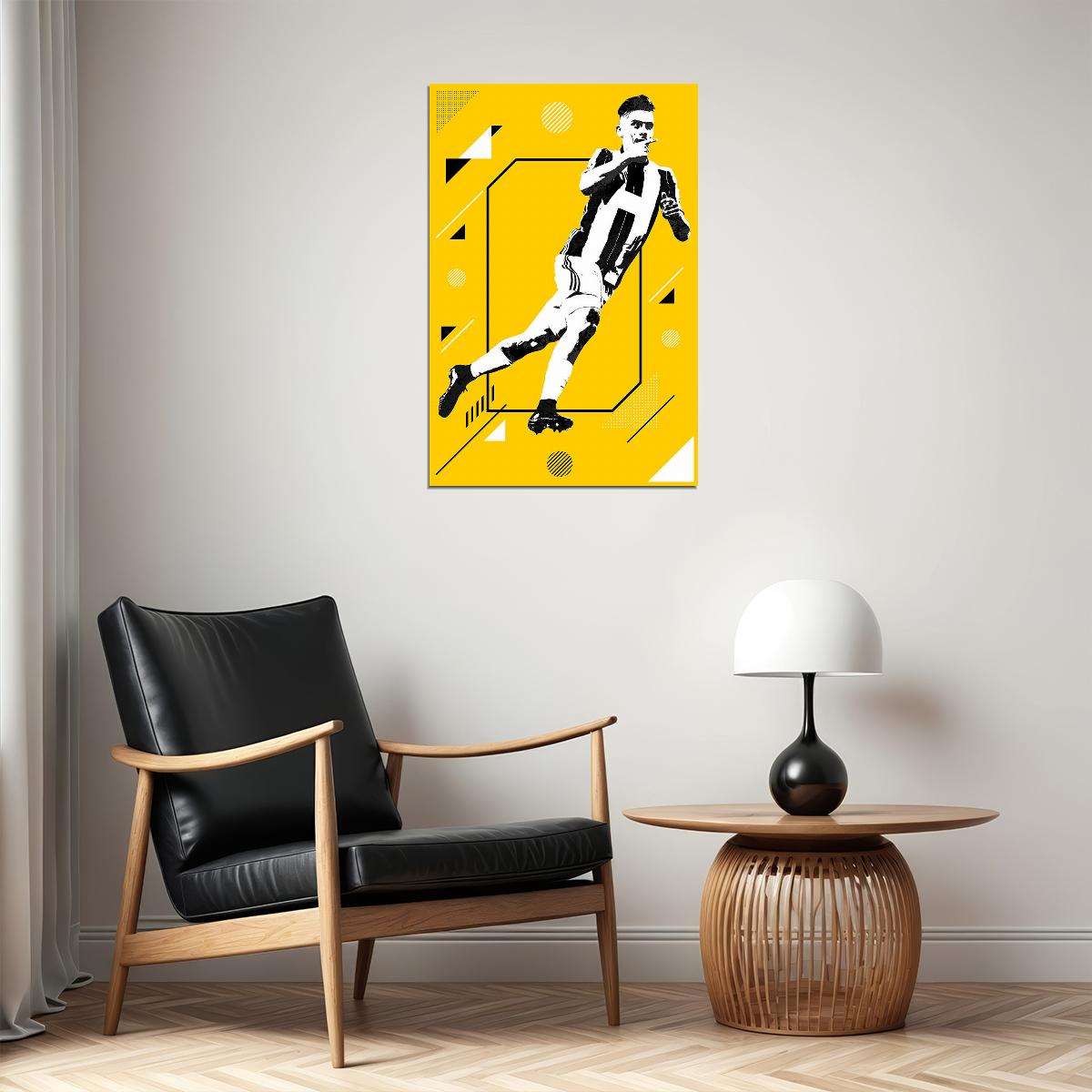 Paulo Dybala Argentina Football Soccer Player Poster Wall Art Print Home Wall Decor - xonomax