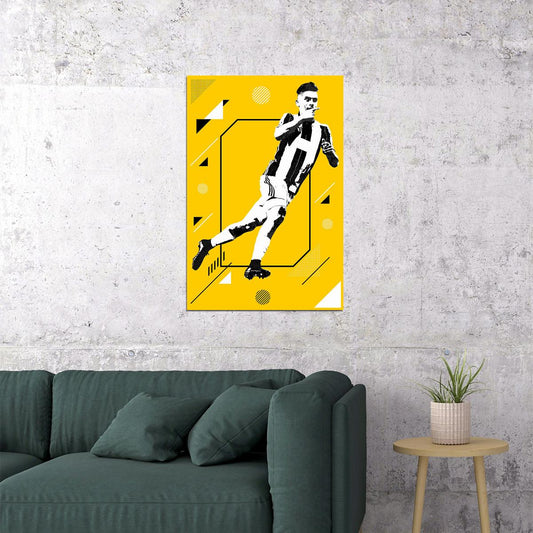 Paulo Dybala Argentina Football Soccer Player Poster Wall Art Print Home Wall Decor - xonomax