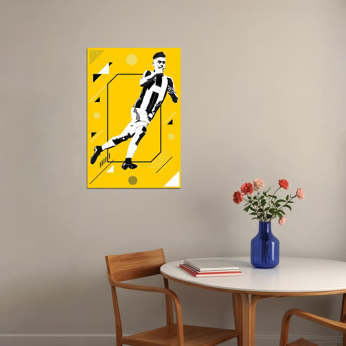 Paulo Dybala Argentina Football Soccer Player Poster Wall Art Print Home Wall Decor - xonomax