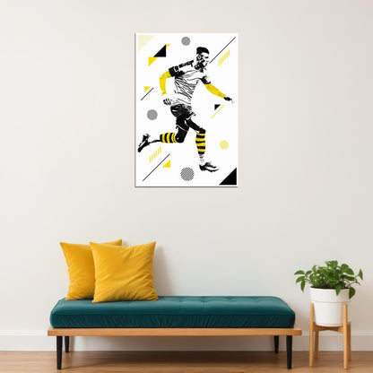 Erling Haaland Norway Football Soccer Athlete Poster Wall Art Print Home Wall Decor - xonomax