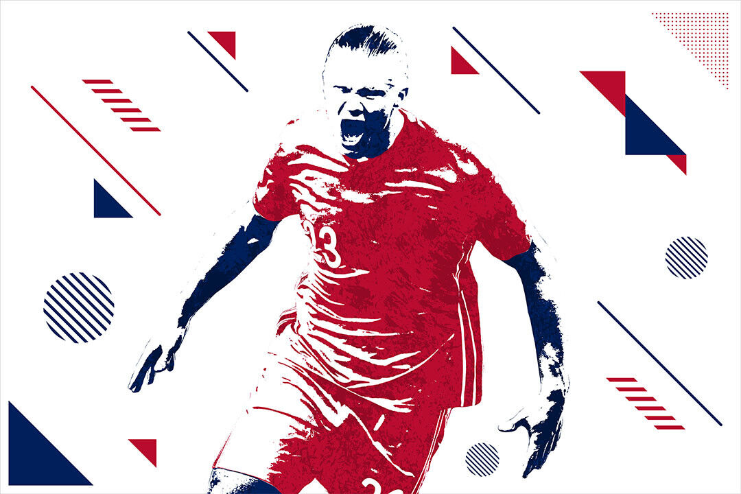 Erling Haaland Norway Football Soccer Player Poster Wall Art Print Home Wall Decor - xonomax