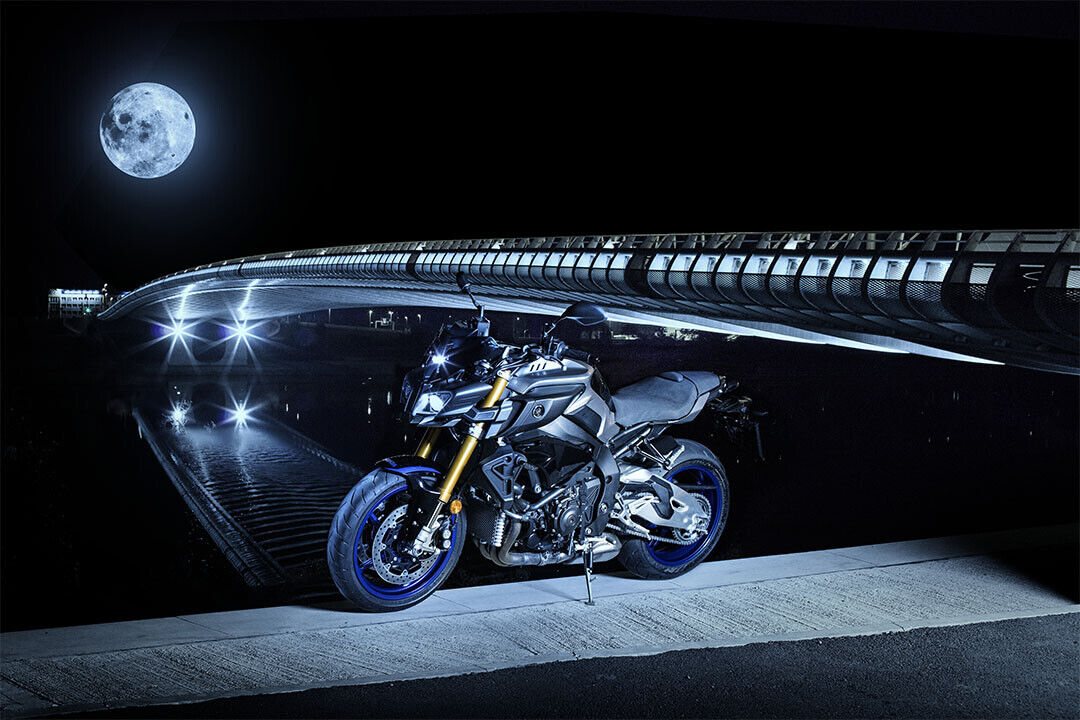 Yamaha Mt 10 Sports Model Motorcycle Night Speed Poster Wall Art Print Home Wall Decor