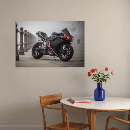 Yamaha R1 Expensive Motorcycle Luxury Bike Poster Wall Art Print Home Wall Decor