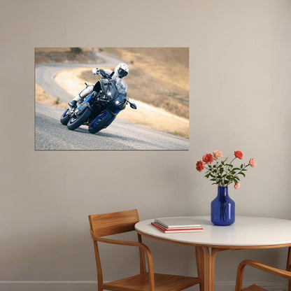 Yamaha Niken Racing Motorcycle Sports Speed Poster Wall Art Print Home Wall Decor