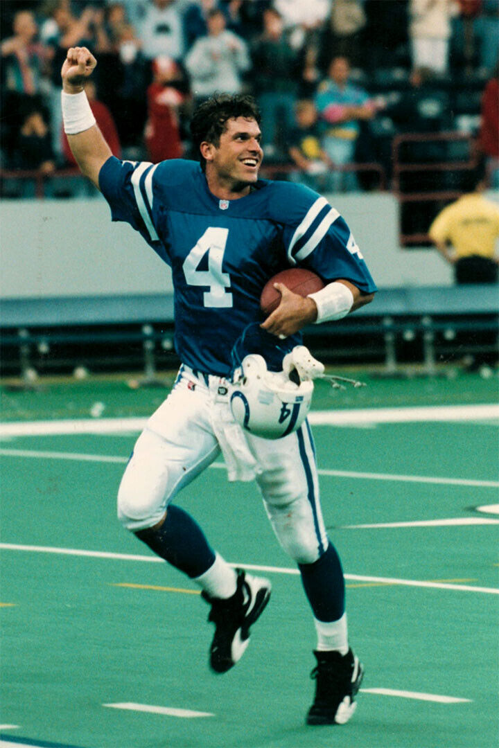 Jim Harbaugh 1991 Chıcago Match Poster Wall Art Print Home Wall Decor